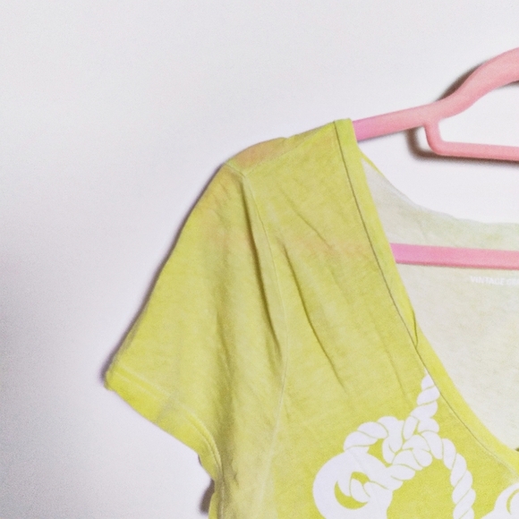 J Crew 100% Cotton V Neck Nautical Novelty Print Graphic Tee Size Large - Picture 5 of 8